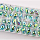 Teardrop Sew on Flat Back Sew on Rhinestones Beads for Wedding Dress thumbnail-4
