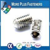 Made in Taiwan DIN 914 Cone Point Grub Screw DIN 914 thumbnail-3