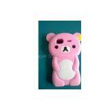 Personalized Silicone Cell Phone Covers Skin Cases With Printed Logo for IPONE4, LG, HTC thumbnail-1