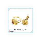 Sell 24K Gold Plated Rings Blanks Diy Jewelry thumbnail-1
