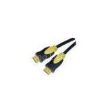 yellow/black HDMI Cables 1.4 golden-plated or ni-plated optional