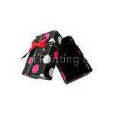 Small Cardboard Gift Box Matt Lamination Ribbon Decorative Gift Box