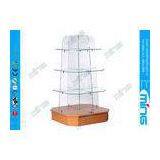 Four Shelves Tempered Glass Display Showcases , Shop Gondolas Shelving thumbnail-1