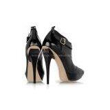 Pin-Heeled Nappa Leather Ankle Boots Newest Styles Heels (LTYK0008) thumbnail-3