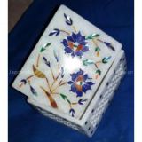 Marble Jewellery Box Carving Stone Handicraft Home Decor and Gifts Box