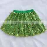 The Newest Design Girl Dress Wholesale Kids Clothes Scale Pattern Sequin Baby Skirt thumbnail-3