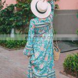 2018 Hot Sale Bohemia Style Woman Maxi Lady Dress thumbnail-5