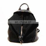 Fashion Casual Women Black Orange Backpack Laptop Bags thumbnail-6