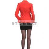 Brand New OEM & ODM Lady Formal Dress Suits Business Skirt Suit With Notch Collar thumbnail-4