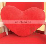 HI CE funny plush red heart shape pillow for Valentine day gift,stuffed plush pillow for birthday gift