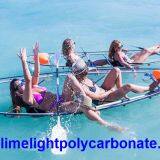 Transparent kayak, clear kayak, crystal kayak, polycarbonate kayak, clear canoe, transparent canoe, crystal canoe kayak