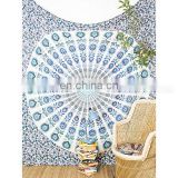 Decorative Handmade Indian Mandala Tapestry Wall Hanging hippy Bohemian Throw College Dorm Ethnic Cotton Curtain Bed cover Art