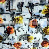 Screen Print 8mm Silk Habotai Fabric