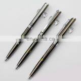 Triangle Promotion Pen and Gift Metallic Color Metal Roller Pen With Chrome Accents thumbnail-5