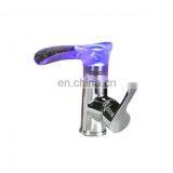 Modern Design LED Bathroom Waterfall Basin Faucet Single Handle Basin Mixer Tap thumbnail-2