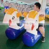 Airtight Inflatable Derby Race Horse Water Toys Inflatable Jumping Bouncy Horse thumbnail-2
