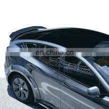 For Model Y Spoiler Carbon Fiber Rear Trunk Spoiler for Tesla Model Y no Need Drill Hole thumbnail-1
