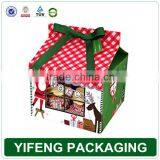 Red Fancy Color Paper Gift Box, Christmas Red Gift Box thumbnail-3