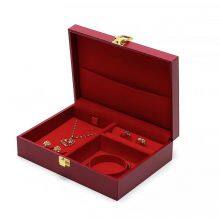 New Set Wedding Suit Jewelry Storage Box Wedding Ring Pendant Bracelet Packaging Box thumbnail-2