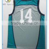 Sublimation 100% Polyester Basketball Singlets thumbnail-2