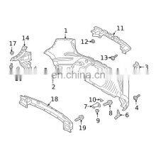 OEM LR137462 Rear Bumper Reinforcement Impact Rebar Support for Land Rover Range Rover Evoque 2019-2021 thumbnail-4
