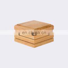 Wooden Natural Bamboo Soap Box Dish Tray Soap Plate Box Container Soap Storage Box thumbnail-4