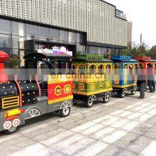 Funny Electric Shopping Mall Park AmusemenTourist Train Battery Trackless Train For Sale thumbnail-3