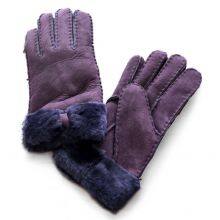 Winter Gloves Real Australia Double Face Sheepskin Ladies Sheepskin Leather Gloves for Women thumbnail-5