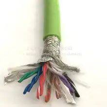Folding Servo Encoder Cable Green 8/10/12/14/16/18/20-core PUR Polyurethane Drag Chain Cable thumbnail-3