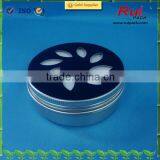 Snap-on Cap Aluminum Jar With Cutout Aluminum Cap thumbnail-1