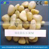 Light Yellow Polished Pebbles Small Size thumbnail-1