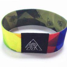 Custom Event NFC Elastic Fabric Wristbands Reusable Smart Ticket Bracelet Can Payment RFID Woven Elastic Wristband thumbnail-3