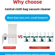 CNC Router Cyclonic Woodworking Wood Saw Dust Pump Double Bag Pocket Extractor Vacuum Collector thumbnail-5