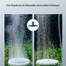 Boxtech Aquarium Nano Air Stone Fish Tank Ultra Silent Nano Bubble Stone Silent Diffuser for Dissolved Oxygen（100 MM） thumbnail-2