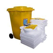 240 Litre Wheeled Bin Oil Spill Kit For Industrial And River Oil Leakage thumbnail-3