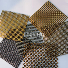 Pre-Crimped Stainless Steel Wire Woven Mesh for Interior Decor Plain Weave ISO9001 Certified Customizable Sizes Welding thumbnail-1