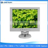 DTK-1208 VGA Input 4:3 Square Screen LCD 12 Inch Monitor