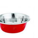 Stainless Steel Pet Bowl colored