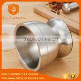 Stainless Steel Garlic Pugging Pot Garlic Pounder Crusher Mortar and Pestle Pedestal Bowl thumbnail-5