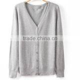 Fashion Deep V-neck Knitting Wear Thin Cardigan Coat for Laody's Wear thumbnail-4