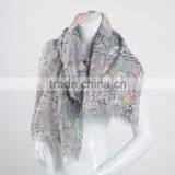 Lady Fashionable Women Long Custom Chinese Long Fashion Spring Scarf Wholesale thumbnail-3