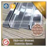 Stainless steel movement joint decorative flooring transition profiles