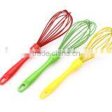 Hot Sale Colorful Silicone Whisk With ps Handle Silicone Kitchen Utensils for Blending, Whisking, Beating & Stirring thumbnail-1