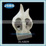 Art Outdoor White Marble Statues Modern Abstract thumbnail-1