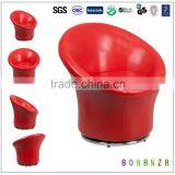 3975#Modern Swivel Red Single Seater Sofa Chairs, Designs of Single Seater Sofa thumbnail-2