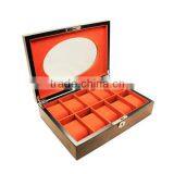 Hot Sale High Quality Factory Wrist Watch Storage Box Watch Storage Box With Oval Window thumbnail-4