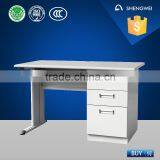 Quality Assurance White High Gloss Computer Desk Office Table Import Office Furniture
