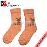 Children Winter Thickening Retro Towel Looped Coral Fleece Restoring Ancient Ways Christmas Socks thumbnail-2