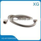 F1/2*F1/2 Stainless Steel Wire Braiding Flexible Hose/kitchen Sinks Heater Basin Knitted Inlet Hose/gas Hose Steel Flexible Hose thumbnail-2