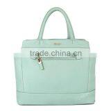 Super Soft Leather Fitness Bag,Spearmint Bag With Zippered Clutch Bag thumbnail-1